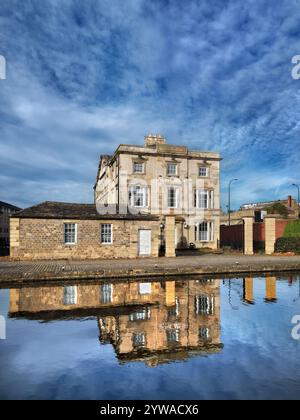 UK, South Yorkshire, Sheffield, Victoria Quays, Sheffield e South Yorkshire Navigation, The Sheaf Quay. Foto Stock