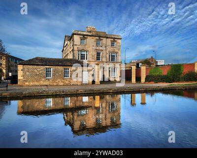 UK, South Yorkshire, Sheffield, Victoria Quays, Sheffield e South Yorkshire Navigation, The Sheaf Quay. Foto Stock