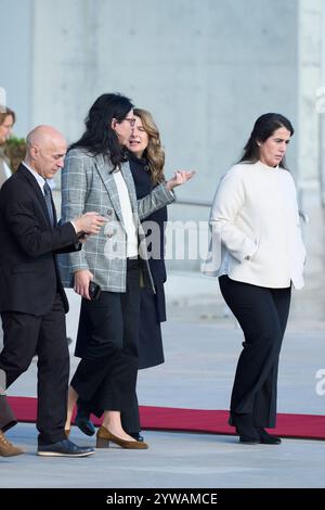 Madrid, Madrid, Spagna. 10 dicembre 2024. Maria Dolores Ocana, Segretario della Regina Letizia, partenza per l'Italia per una visita di Stato di 3 giorni presso l'Aeroporto Adolfo Suarez Madrid Barajas il 10 dicembre 2024 a Madrid, Spagna (immagine di credito: © Jack Abuin/ZUMA Press Wire) SOLO PER USO EDITORIALE! Non per USO commerciale! Foto Stock