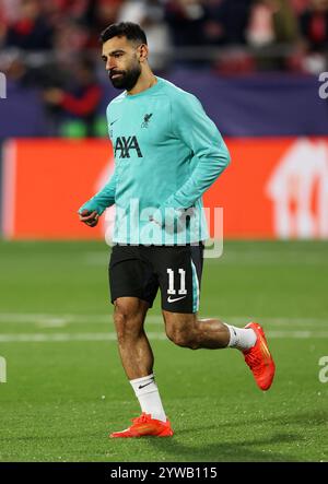 Durante la UEFA Champions League, partita di campionato all'Estadi Montilivi, Girona, Spagna. Data foto: Martedì 10 dicembre 2024. Foto Stock