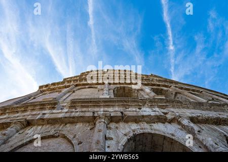 Luoghi storici di Roma in una giornata di sole Foto Stock