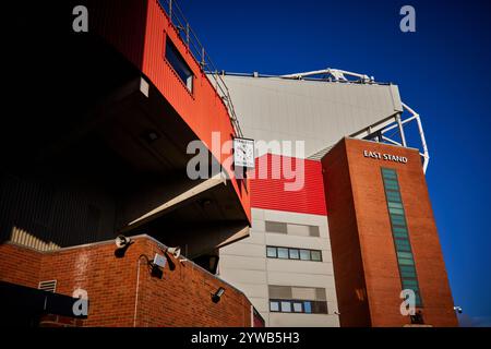 Stadio del Manchester United, East Stand Foto Stock