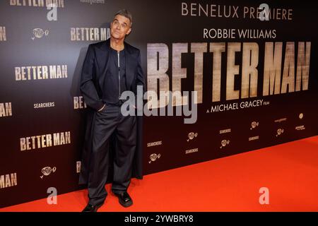 Paesi Bassi, 2024-12-10 20:15:04 NLD/Amsterdam/20241210 - olandese Premiere Better ManPictured: Robbie WilliamsPhotographer: NL Beeld / ArjoFrank Fotografie Credit: NL Beeld / Arjo Frank Foto Stock