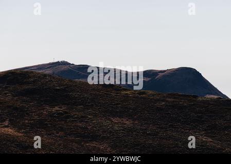 Foto di Tarnica, la vetta più alta dei Monti Bieszczady, Polonia. Vista da Bukowe Berdo. Foto Stock
