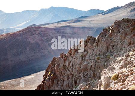 Il Cratere Haleakala, Maui, Hawaii Foto Stock