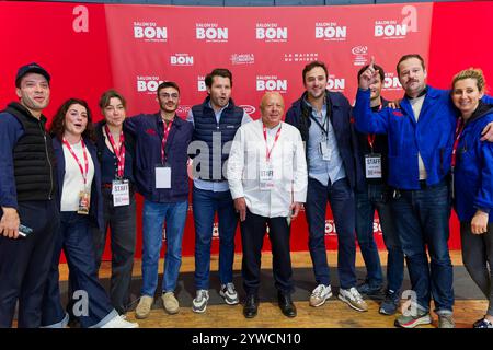 Parigi, Francia. 10 novembre 2024. Chef stellato Thierry Marx al Salon du Bon alla grande Halle de la Villette il 10 novembre 2024 a Parigi, Francia. Foto Stock