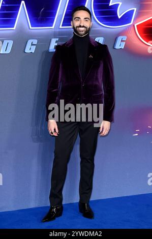 Lee Majdoub bei der Premiere des Kinofilms Sonic the Hedgehog 3 im Cineworld Leicester Square. Londra, 10.12.2024 *** Lee Majdoub alla prima del film Sonic the Hedgehog 3 al Cineworld Leicester Square Londra, 10 12 2024 foto:XS.xVasx/xFuturexImagex sonic 4236 Foto Stock