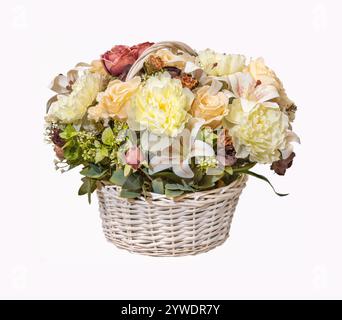 mazzi di fiori per occasioni speciali e funerali Foto Stock