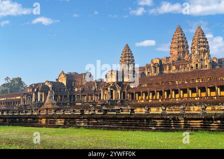 Complesso di templi di Angkor Wat a Siem Reap, Cambogia Foto Stock