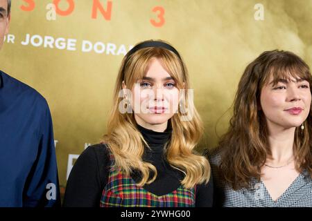 Madrid. Spagna. 20241211, Clara Galle "The Head 3" serie TV Photocall at Thompson Hotel l'11 dicembre 2024 a Madrid, Spagna Foto Stock