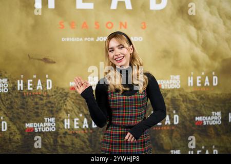 11 dicembre 2024, Madrid, Madrid, Spagna: Clara Galle â€˜The Head 3â€™ serie TV Photocall presso Thompson Hotel l'11 dicembre 2024 a Madrid, Spagna (immagine di credito: © Jack Abuin/ZUMA Press Wire) SOLO PER USO EDITORIALE! Non per USO commerciale! Foto Stock