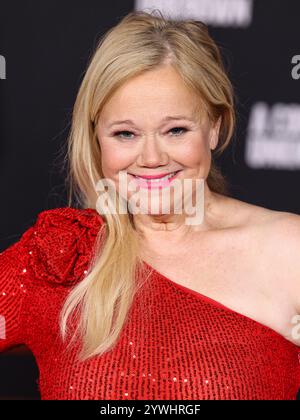 HOLLYWOOD, LOS ANGELES, CALIFORNIA, USA - 10 DICEMBRE: Caroline Rhea arriva alla premiere di Los Angeles di "A complete Unknown" della Searchlight Pictures tenutasi al Dolby Theatre il 10 dicembre 2024 a Hollywood, Los Angeles, California, Stati Uniti. (Foto di Xavier Collin/Image Press Agency) Foto Stock