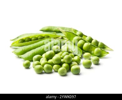 Puntini verdi su sfondo bianco Foto Stock
