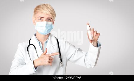 Consigli medici e protezione della salute durante l'epidemia di coronavirus Foto Stock