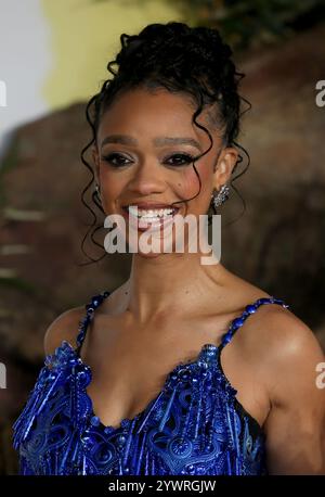 Londra, Regno Unito. 11 dicembre 2024. Tiffany Boone partecipa alla prima inglese "Mufasa: The Lion King" al Cineworld Leicester Square di Londra. (Foto di Fred Duval/SOPA Images/Sipa USA) credito: SIPA USA/Alamy Live News Foto Stock