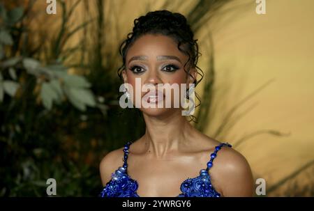 Londra, Regno Unito. 11 dicembre 2024. Tiffany Boone partecipa alla prima inglese "Mufasa: The Lion King" al Cineworld Leicester Square di Londra. (Foto di Fred Duval/SOPA Images/Sipa USA) credito: SIPA USA/Alamy Live News Foto Stock