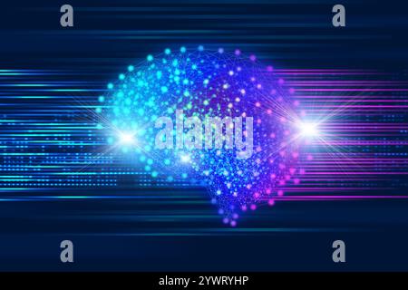 INTELLIGENZA artificiale, deep learning, riconoscimento delle immagini, apprendimento automatico Foto Stock