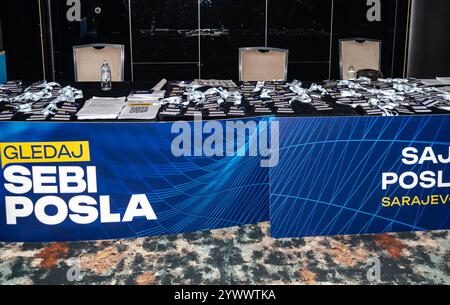 Fiera del lavoro "Gledaj sebi posla" all'Hotel Hills Foto Stock