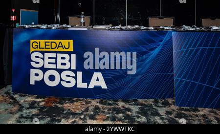 Fiera del lavoro "Gledaj sebi posla" all'Hotel Hills Foto Stock