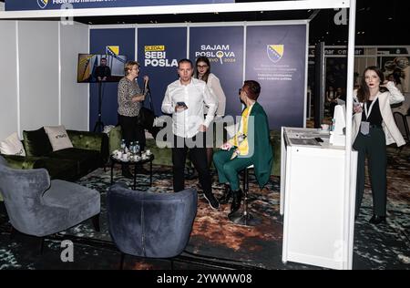 Fiera del lavoro "Gledaj sebi posla" all'Hotel Hills Foto Stock