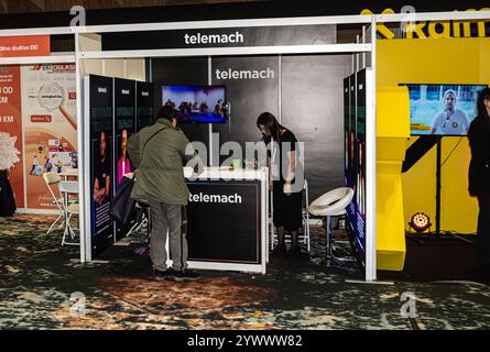 Fiera del lavoro "Gledaj sebi posla" all'Hotel Hills Foto Stock