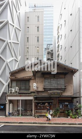 Futaba, il più antico ristorante di sushi di Tokyo, fondato nel 1877, Tokyo, Ginza, Chuo City, Giappone, Asia. Foto Stock