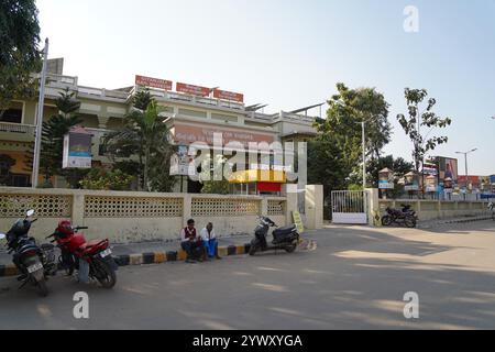 Museo ferroviario di Gitanjali. Stazione ferroviaria di Bolpur Shantiniketan (BHP). Bolpur, Birbhum, Bengala Occidentale, India. Foto Stock