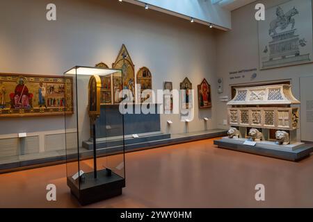 Sala delle Naves o sala delle navate, nel Museo del Duomo di Firenze. Foto Stock