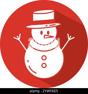 Orecchini A Tema Natale A Forma Di Pupazzo Di Neve – Acrilico, Cappello Rosso E Sciarpa, Leggeri E Festosi