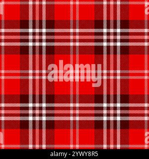 Motivo a quadri senza cuciture. Controllare la linea. Ripetizione dei controlli tartan. Flanella a strisce scozzesi ripetute. Stampe in tessuto scozzese. Reticolo di twill Illustrazione Vettoriale