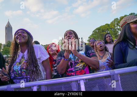 Atmosfera durante un Musicfest il 27 ottobre 2024 ad Atlanta, Georgia, Stati Uniti. (Foto di Julia Beverly/Alamy Live News) Foto Stock