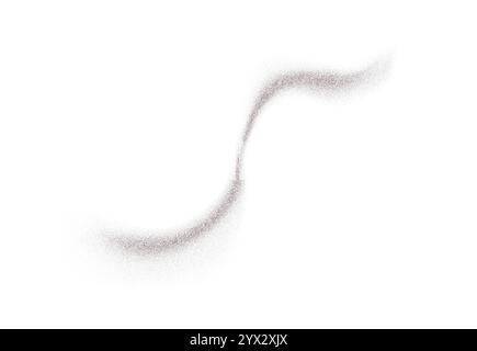 Esplosione di polvere di cacao o caffè: Vettore realistico per imballaggi alimentari, marchi di caffè, sfondi e progetti di design Illustrazione Vettoriale