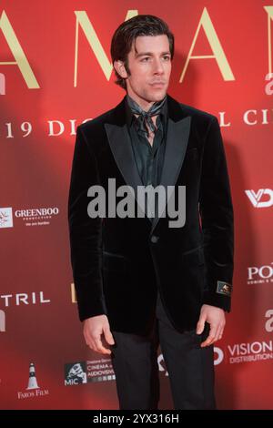 Roma, Italia. 12 dicembre 2024. Edoardo Purgatori partecipa alla premiere ''Diamanti'' allo Space Cinema moderno di Roma, il 12 dicembre 2024. (Foto di Luca Carlino/NurPhoto)0 credito: NurPhoto SRL/Alamy Live News Foto Stock