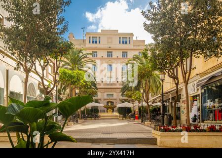 Splendida vista sulla strada di Ceuta, Spagna Foto Stock