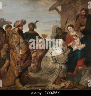 L'Adorazione dei Magi, 1620. Foto Stock