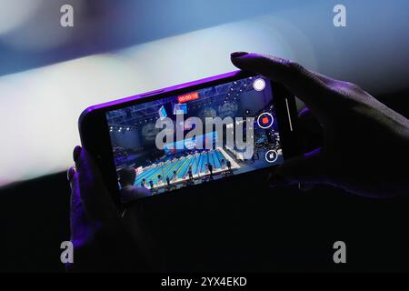 Budapest, Ungheria. 13 dicembre 2024. Al Campionato 25m Budapest 2024, 13 dicembre, (foto di Gian Mattia D'Alberto/LaPresse) credito: LaPresse/Alamy Live News Foto Stock