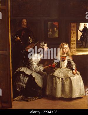 Copia parziale di "Las Meninas" (di Diego Velazquez), 1862. Foto Stock