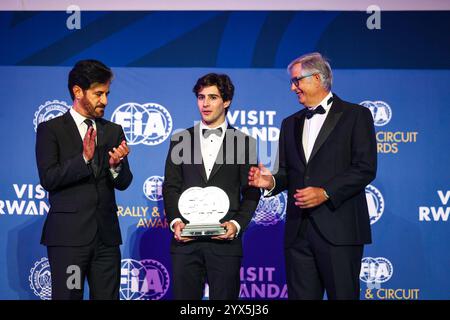 CAMARA Rafael, Formula Regional European Championship by Alpine certificata dalla vincitrice della FIA, ritratto durante la cerimonia di premiazione del Rally e del circuito FIA 2024, il 13 dicembre 2024 al Centro Congressi di Kigali, in Ruanda Foto Stock