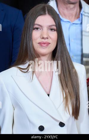 Madrid, Spagna. 13 dicembre 2024. LA PRINCIPESSA SOFIA partecipa alla cerimonia di premiazione del Concorso fotografico presso la Galleria delle collezioni reali di Madrid. (Credit Image: © Jack Abuin/ZUMA Press Wire) SOLO PER USO EDITORIALE! Non per USO commerciale! Foto Stock