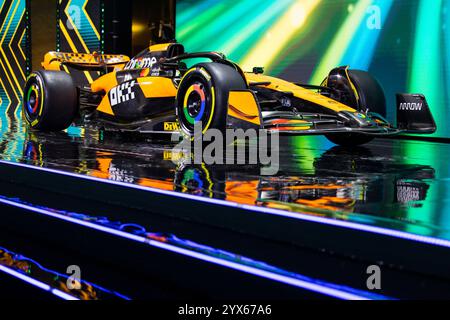 Kigali, Ruanda. 13 dicembre 2024. McLaren durante la cerimonia dei FIA Awards 2024, il 13 dicembre 2024 alla BK Arena, a Kigali, Ruanda - Photo Julien Delfosse/DPPI Credit: DPPI Media/Alamy Live News Foto Stock