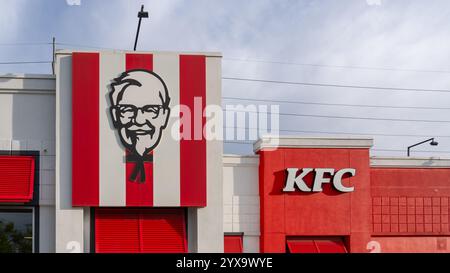 Il primo ristorante KFC (Kentucky Fried Chicken) al mondo a Salt Lake City, Utah, Stati Uniti Foto Stock