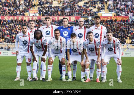 Lecce, Italia. 15 dicembre 2024. Foto della squadra AC Monza durante US Lecce vs AC Monza, partita italiana di serie A A Lecce, 15 dicembre 2024 Credit: Independent Photo Agency/Alamy Live News Foto Stock