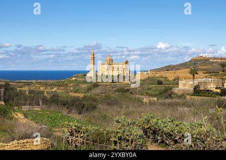 Basilica di Ta'Pinu, Gozo, Malta Foto Stock