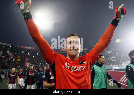 Bologna, Italia. 15 dicembre 2024. Durante la partita italiana di serie A dell'Enilive tra Bologna f.c. e a.c.f. Fiorentina allo Stadio Dall'Ara di Bologna, Italia settentrionale, domenica 15 dicembre, 2024 Sport - calcio - (foto Michele Nucci credito: LaPresse/Alamy Live News Foto Stock