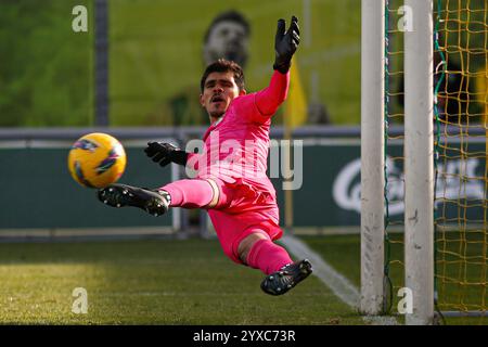 Tondela, PT, Portogallo. 15 dicembre 2024. Tondela (pt) 15/12/2024 - liga portugal meu super - cd tondela x portimonense Ã¢â‚¬' vinicius portiere portimonese durante la partita tra tondela x portimonese, valida per la 14a prova della liga portugal 2 meu super, tenutasi allo stadio Joao Cardoso, a tondela, questa domenica pomeriggio, (15) (Credit Image: © Alexandre Gomes/TheNEWS2 via ZUMA Press wire) SOLO USO EDITORIALE! Non per USO commerciale! Foto Stock