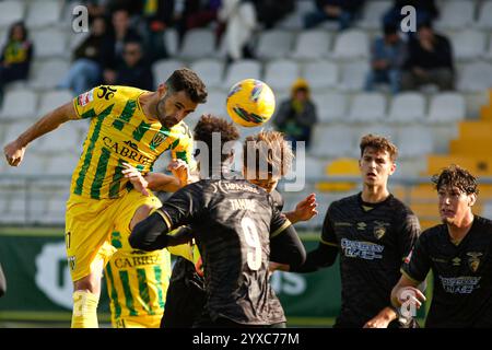 Tondela, PT, Portogallo. 15 dicembre 2024. Tondela (pt) 12/15/2024 - liga portugal meu super - cd tondela x portimonense Ã¢â‚¬' roberto tondela giocatore durante la partita tra tondela x portimonense, valida per il 14° round della liga portugal 2 meu super, tenutasi allo stadio Joao Cardoso, a tondela, questa domenica pomeriggio, (15) (Credit Image: © Alexandre Gomes/TheNEWS2 via ZUMA Press Wire) SOLO USO EDITORIALE! Non per USO commerciale! Foto Stock