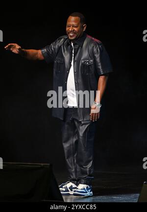 Hollywood Florida, Stati Uniti. 14 dicembre 2024. Martin Lawrence si esibisce durante il "Y'all Know What IT Is!" Tour all'Hard Rock Live tenuto al Seminole Hard Rock Hotel & Casino il 14 dicembre 2024 a Hollywood, Florida. Crediti: Mpi04/Media Punch/Alamy Live News Foto Stock
