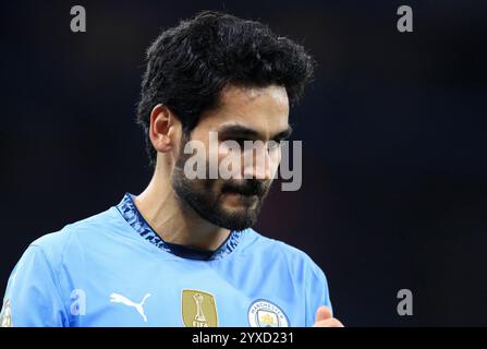 Etihad Stadium, Manchester, Regno Unito. 15 dicembre 2024. Premier League Football, Manchester City contro Manchester United; Gundogan del Manchester City Credit: Action Plus Sports/Alamy Live News Foto Stock