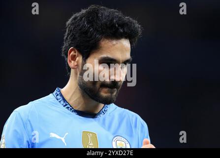 Etihad Stadium, Manchester, Regno Unito. 15 dicembre 2024. Premier League Football, Manchester City contro Manchester United; Gundogan del Manchester City Credit: Action Plus Sports/Alamy Live News Foto Stock