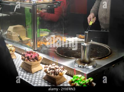 Timisoara a Natale, Romania Foto Stock